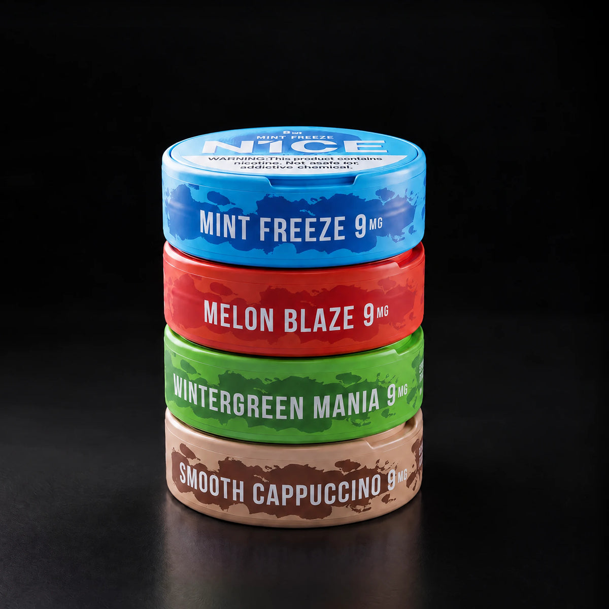 N1CE 4 flavor mix pack nicotine pouches 9mg