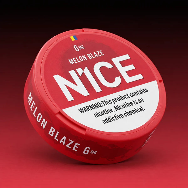 N1CE Melon Blaze 6mg tobacco-free nicotine pouches can
