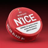 N1CE Melon Blaze nicotine pouches 9mg can