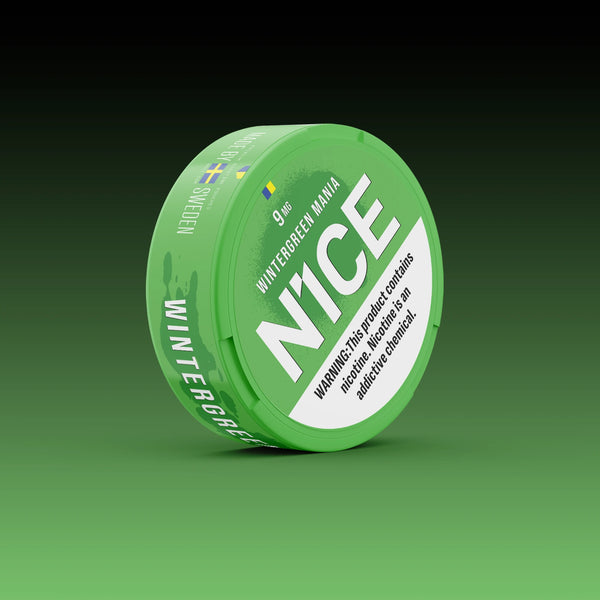 N1CE Wintergreen Mania 9mg - Nice nicotine pouches