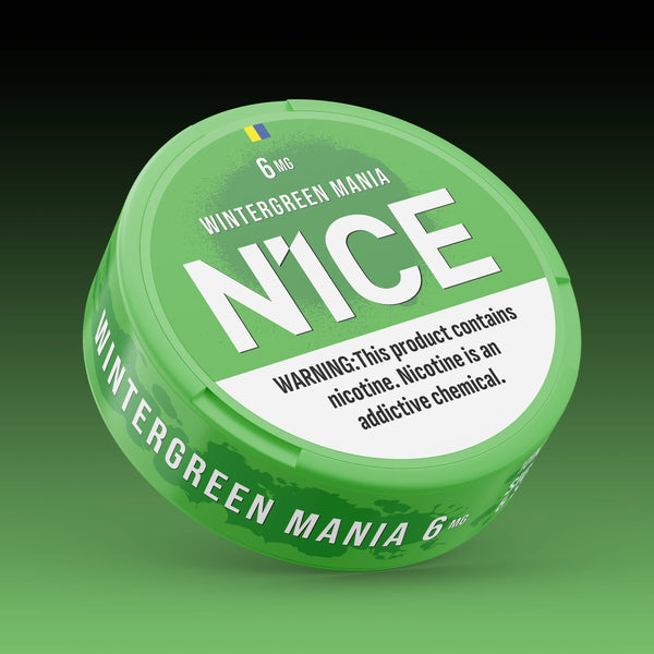 N1CE Wintergreen Mania 6mg - Nice nicotine pouches